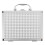1 set makeup kit with eyeshadow, lipstick, eyeliner, brush (silver) 1