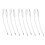 5x Paar 5.5x2.1mm DC-Netzteilstecker 1