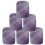 6 pcs whiskey stones for drinks, reusable wine cube crystals 8
