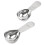 2Pcs Coffee Measuring Scoops Sturdy Stainless Steel Kitchen Spoons 1