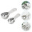 2Pcs Coffee Measuring Scoops Sturdy Stainless Steel Kitchen Spoons 6