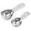2Pcs Coffee Measuring Scoops Sturdy Stainless Steel Kitchen Spoons 5