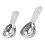 2Pcs Coffee Measuring Scoops Sturdy Stainless Steel Kitchen Spoons 9