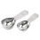 2Pcs Coffee Measuring Scoops Sturdy Stainless Steel Kitchen Spoons 11