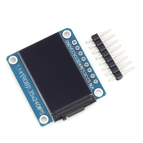 1,14 Zoll TFT Display IPS ST7789 8Pin