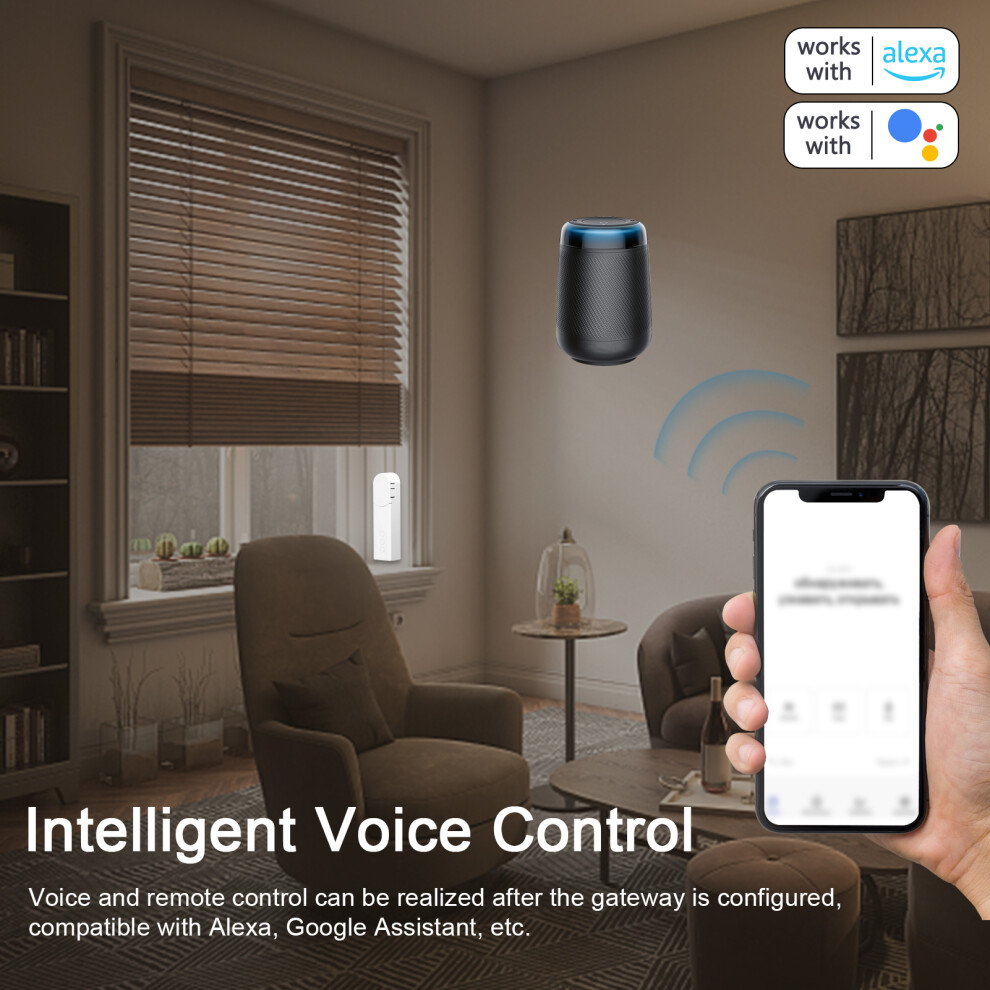 Tuya Wifi Smart Curtain Motor No Wiring App Remote Timer Alexa 323163311098
