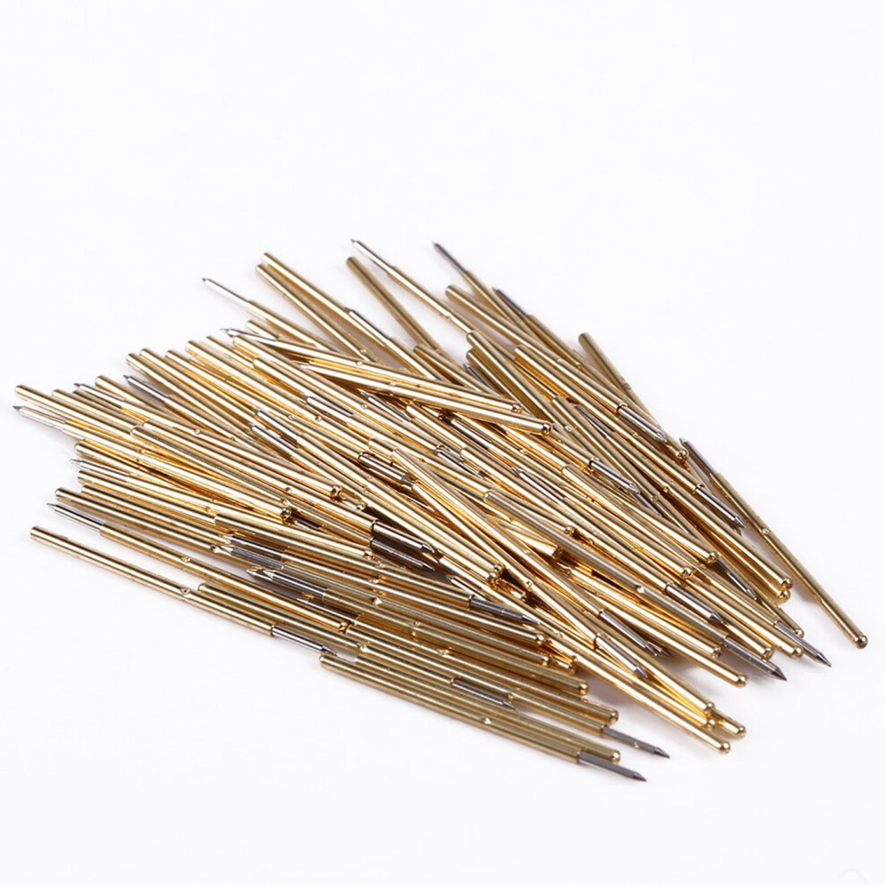 100Pcs Spring Test Probe P50-B1 0.68Mm Pogo Pin Metal Needle 610830956684