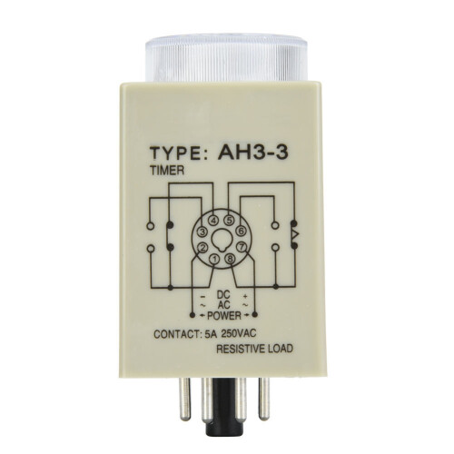 ZEITRELAY 30S 8-POLIG 35MM DIN-SCHIENE DC24V 2