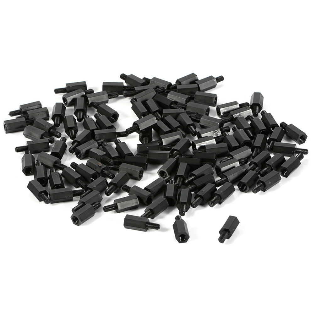 100Pcs M2 M3 M4 Plastic Spacer Screw Nut Set 610830956967