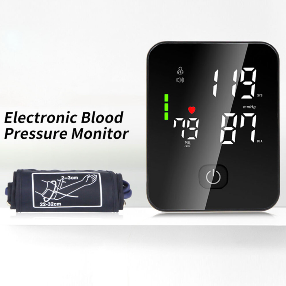 ZK-B883 Arm BP Monitor English Heart Rate LED 99 Memory Rechargeable