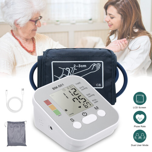 Tragbares automatisches Blutdruckmessgerät LCD genau
