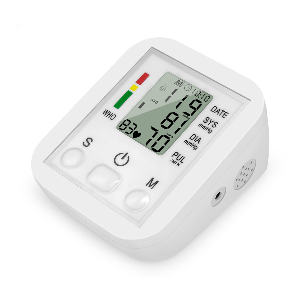 Blood Pressure Monitor Portable Arm Sphygmomanometer LCD Accurate