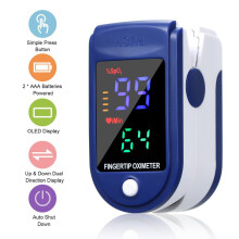 Fingertip Pulse Oximeter SpO2 Heart Rate Monitor 2-way OLED Auto-off