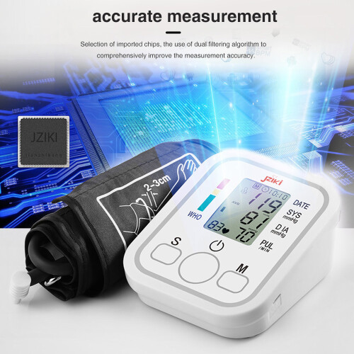 Oberarm-Blutdruckmessgerät 99x2 Speicher Großes LCD