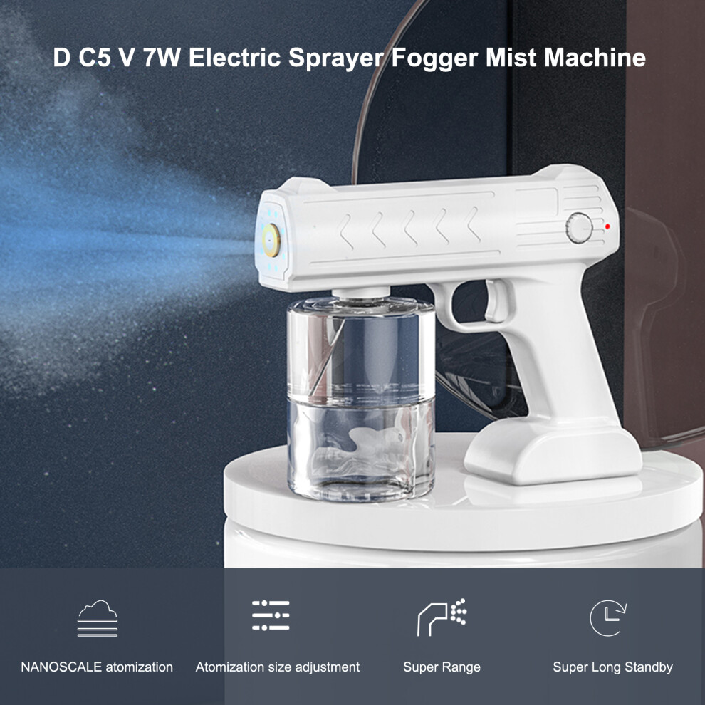 DC5V 7W Electric Sprayer Fogger 500ml USB Powered with Blue Light-image-OPC-PMCM8HJ-NEW