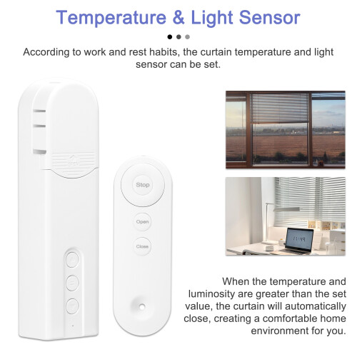 Tuya WiFi Smart Vorhangmotor kabellos App Timer Alexa 1