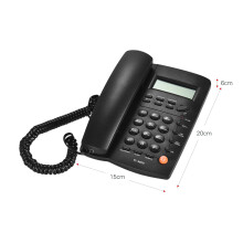 Desktop Festnetztelefon mit LCD-Anzeige und Lautstärkeregelung