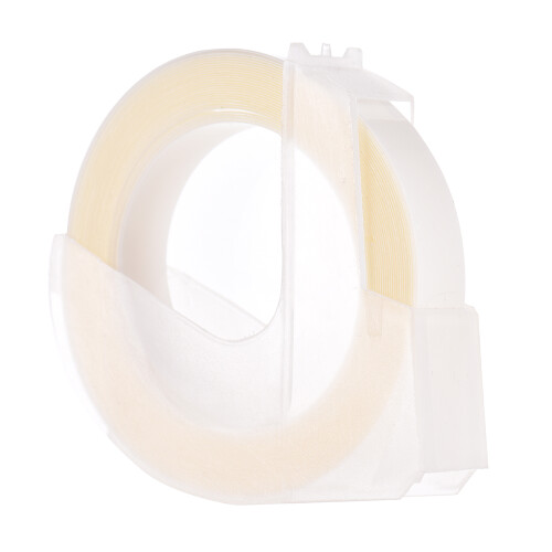 3D Plastic Embossing Label Tape 3/8" x 9.8ft 1 Roll DYMO 12965 1610 2
