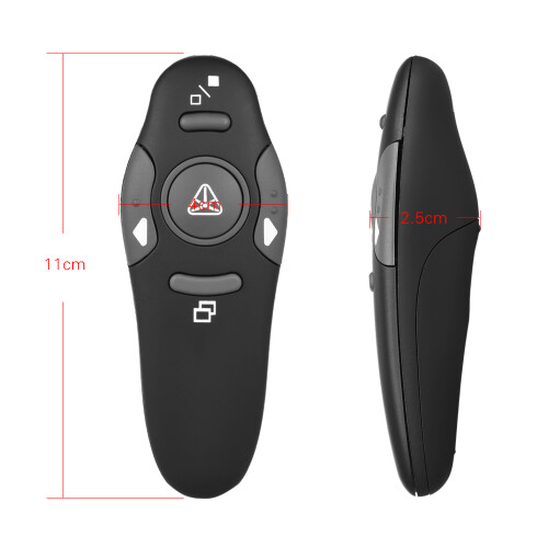 2,4GHz Wireless USB PPT Flip Pen Pointer mit rotem Licht