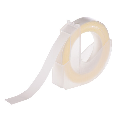 3D Plastic Embossing Label Tape 3/8" x 9.8ft 1 Roll DYMO 12965 1610 1