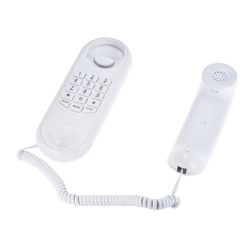 Wandhalterung Telefon mit Hörer Pause/Weiterrufen 2
