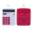 Handheld Solar-Batterie-Rechner 12-stellig Rose Rot 5