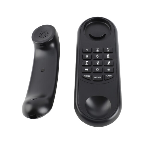 Wandhalterung Telefon mit Hörer Pause/Weiterrufen 1