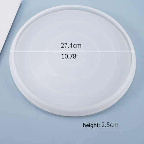 Handicrafts Serving Plate Board Resin Mold DIY Crafts-Clear 2
