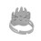 Changing Color Ring Metal Ring Mood-Silver Plated Silver Silver 2