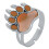 Changing Color Ring Metal Ring Mood-Silver Plated Silver Silver 4