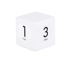 Tragbarer Würfel-Timer 1-3-5-10 Min. für Küche & Büro