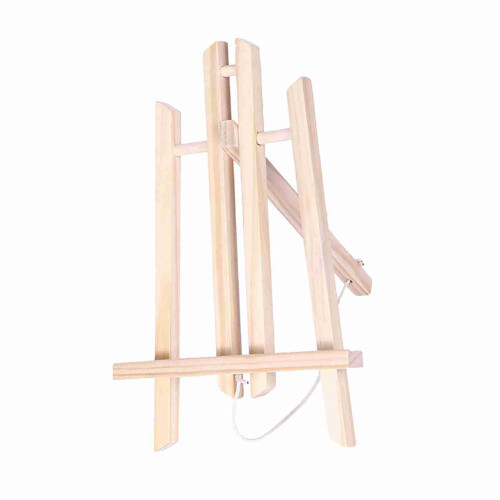 Mini Holzstaffelei Verstellbar für Tisch