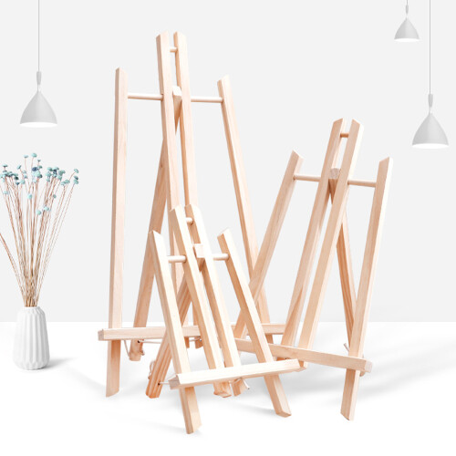 Mini Holzstaffelei Verstellbar für Tisch