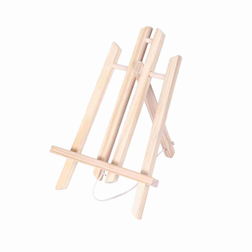 Mini Holzstaffelei Verstellbar für Tisch 1
