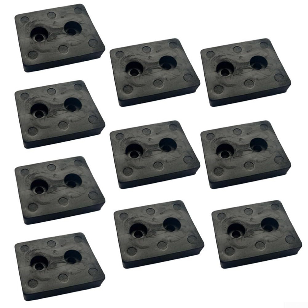 Rubber Feet Pads For Gym Equipment, 10 Pcs, Shock Absorption Bumpers, Anti Slip Pads For Stability 9084446541915
