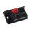 10 PCS 2 Pin Speaker Plate Terminal Strip Push Connector-Black 6