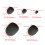10pcs Headset Replacement Cover Gooseneck Sponge Foam-C 2