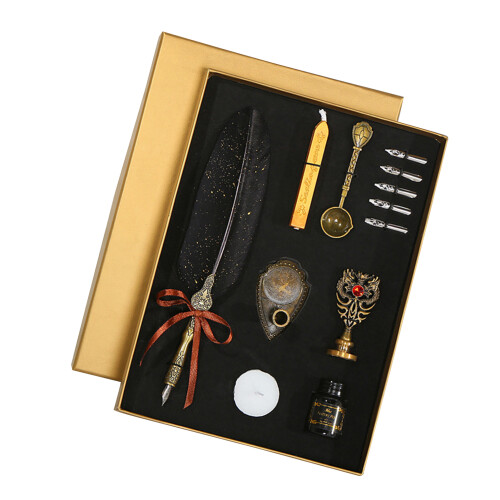 Vintage Federhalter-Set mit Nib-Halterung für Schüler 1