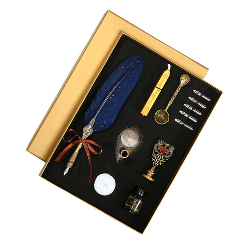 Vintage Federhalter-Set mit Nib-Halterung für Schüler 2