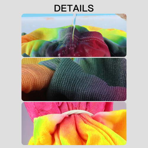 5 Farben Tie-Dye-Set Stofffarbe 120ml Zubehör 2