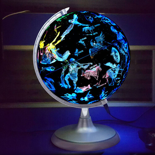 8 Inch LED Illuminated World Globe Earth Constellation Educational 1