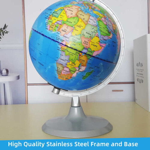 8 Inch LED Illuminated World Globe Earth Constellation Educational 2
