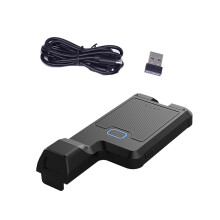 Tragbarer Clip-Rücken 1D Barcode-Scanner BT+2.4G Wireless Speicher