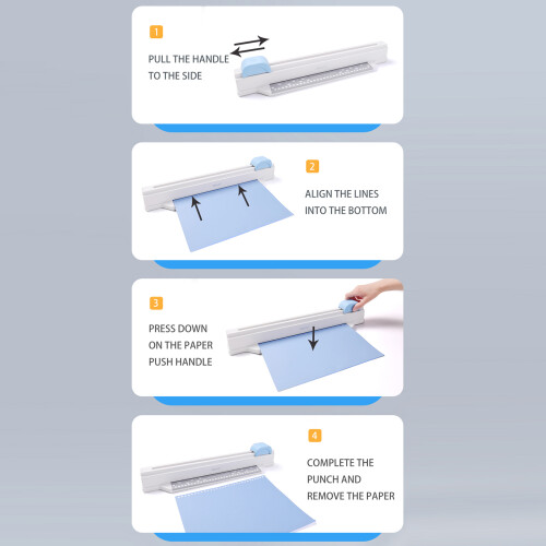 KW-triO 30-Hole Puncher 5-Sheet A4-A7 Binder 2