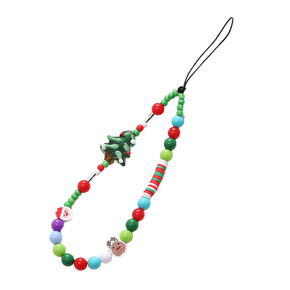 Elegant Christmas Gift Beaded Keychain Pendant Mobile-K1435 7696000196169