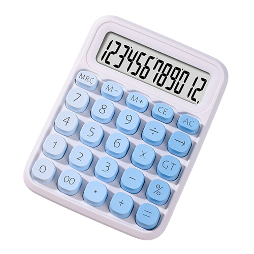 12-stelliger LCD-Rechner Candy-Farben Dual Power Große Tasten 2