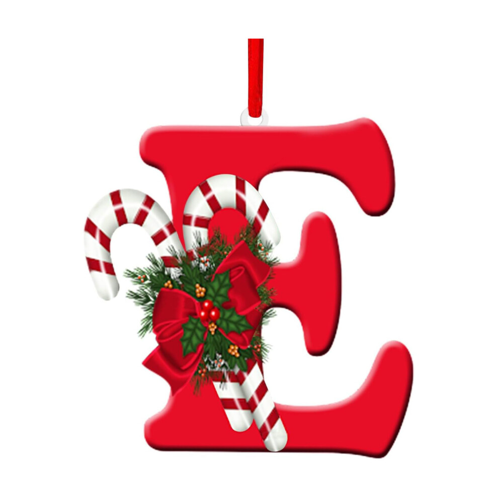 Christmas Tree Decoration Pendant Letter Ornament for Holiday-E-image-OPC-PMCMBGN-NEW