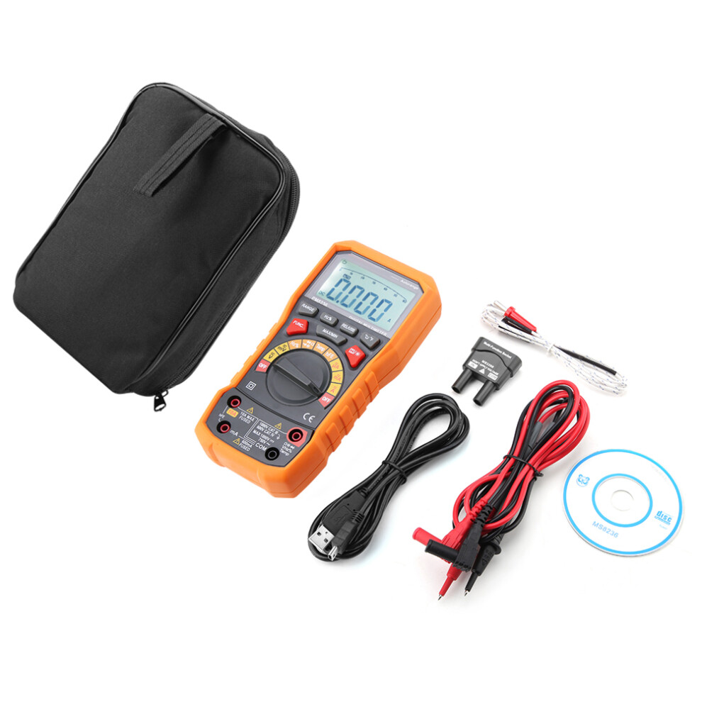 Peakmeter Pm8236 Auto Range Digital Multimeter Temp Cap Freq 610830945886