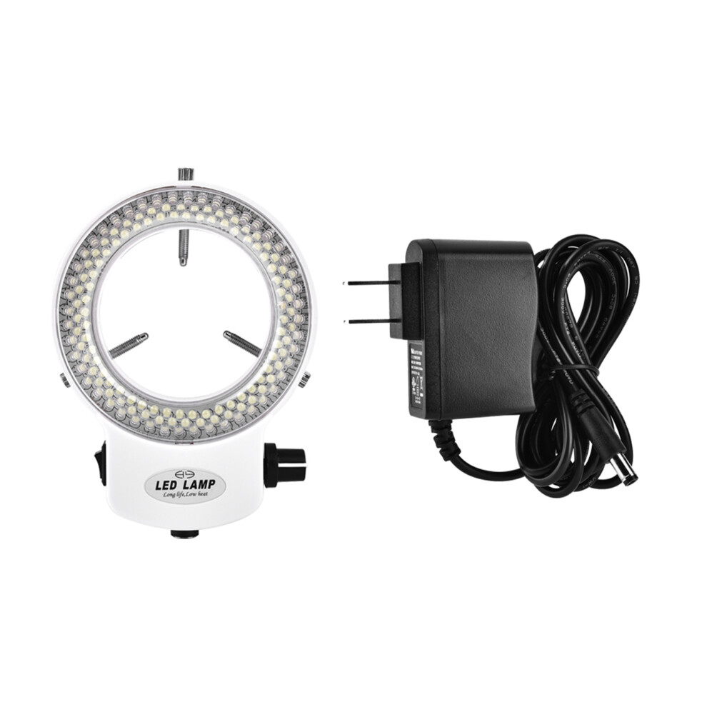 Microscope Camera 144 Led Ring Lamp Brightness Adjustable White 610830946715