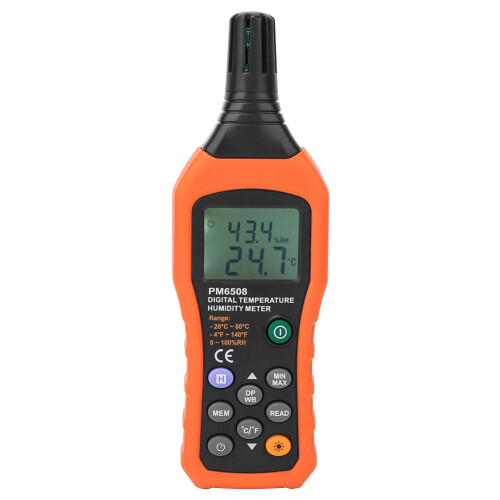 PM6508 Digitale Luftfeuchtigkeits-Temperatur-Hygrometer
